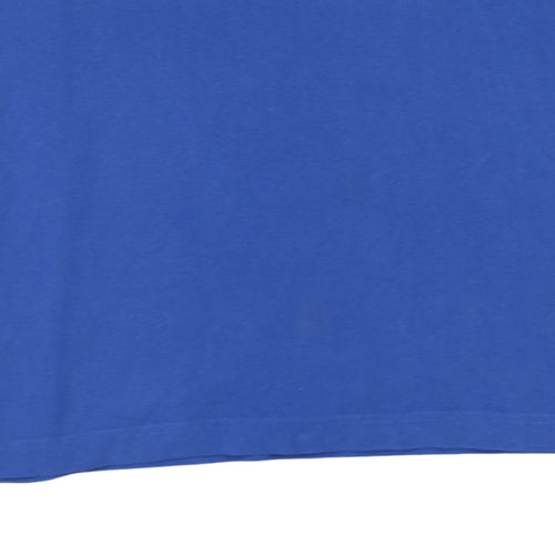 Kappa Men's Blue XL Short Sleeve Cotton Polo Shirt