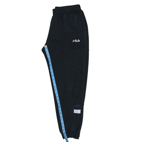Fila Men's Black L Jogger Sweatpants Cotton Blend Activewear Trousers