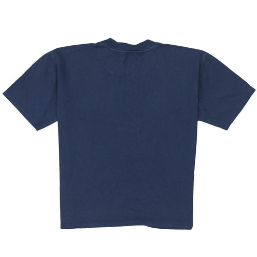 Tommy Jeans Men's Blue USA Logo Cotton T-Shirt Size M