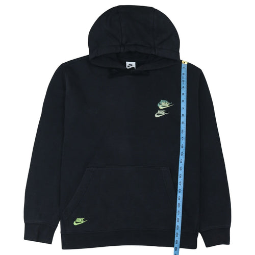 Nike Mens Black XL Pullover Hoodie Fleece Logo Sportswear Sweatshirt