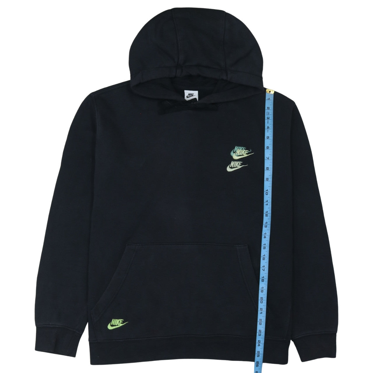 Nike Mens Black XL Pullover Hoodie Fleece Logo Sportswear Sweatshirt