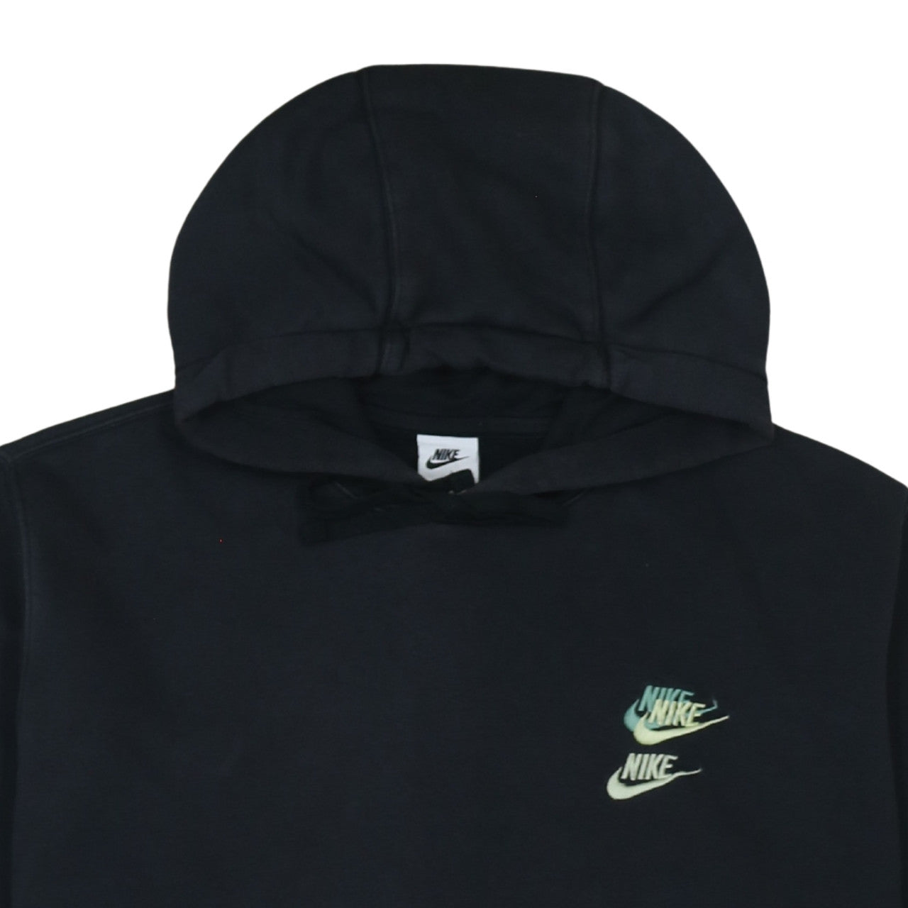 Nike Mens Black XL Pullover Hoodie Fleece Logo Sportswear Sweatshirt