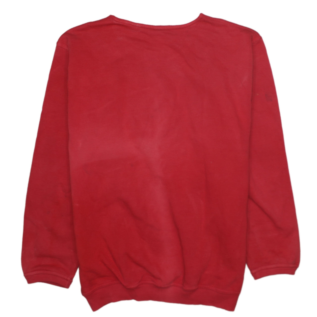 Fila Men's Red Pullover Sweatshirt Small Embroidered Logo Vintage