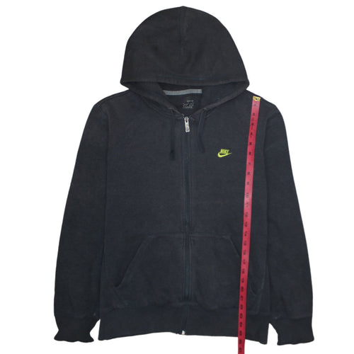 Nike Men's Black Full Zip Hoodie L Sportswear Fleece Sweatshirt
