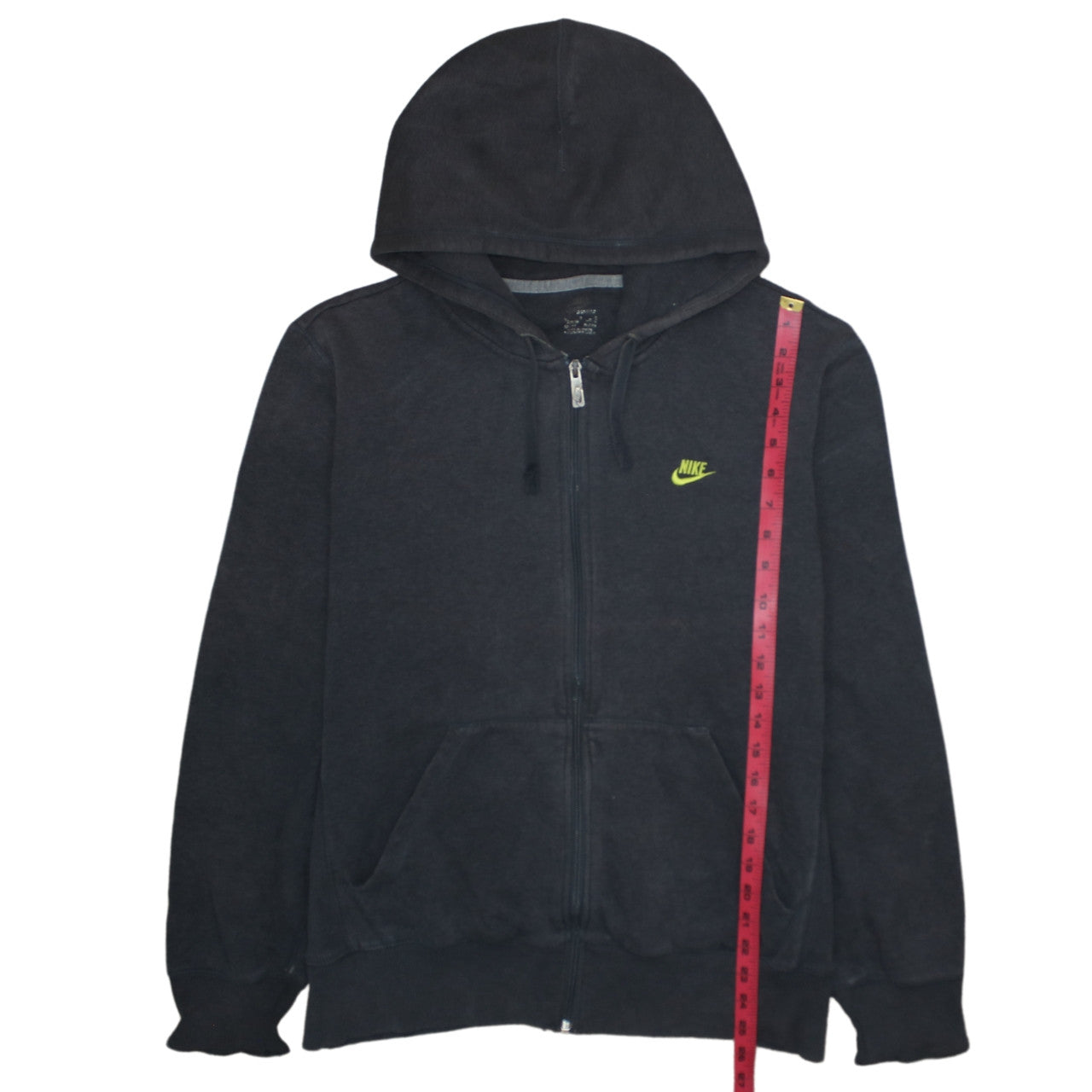 Nike Men's Black Full Zip Hoodie L Sportswear Fleece Sweatshirt