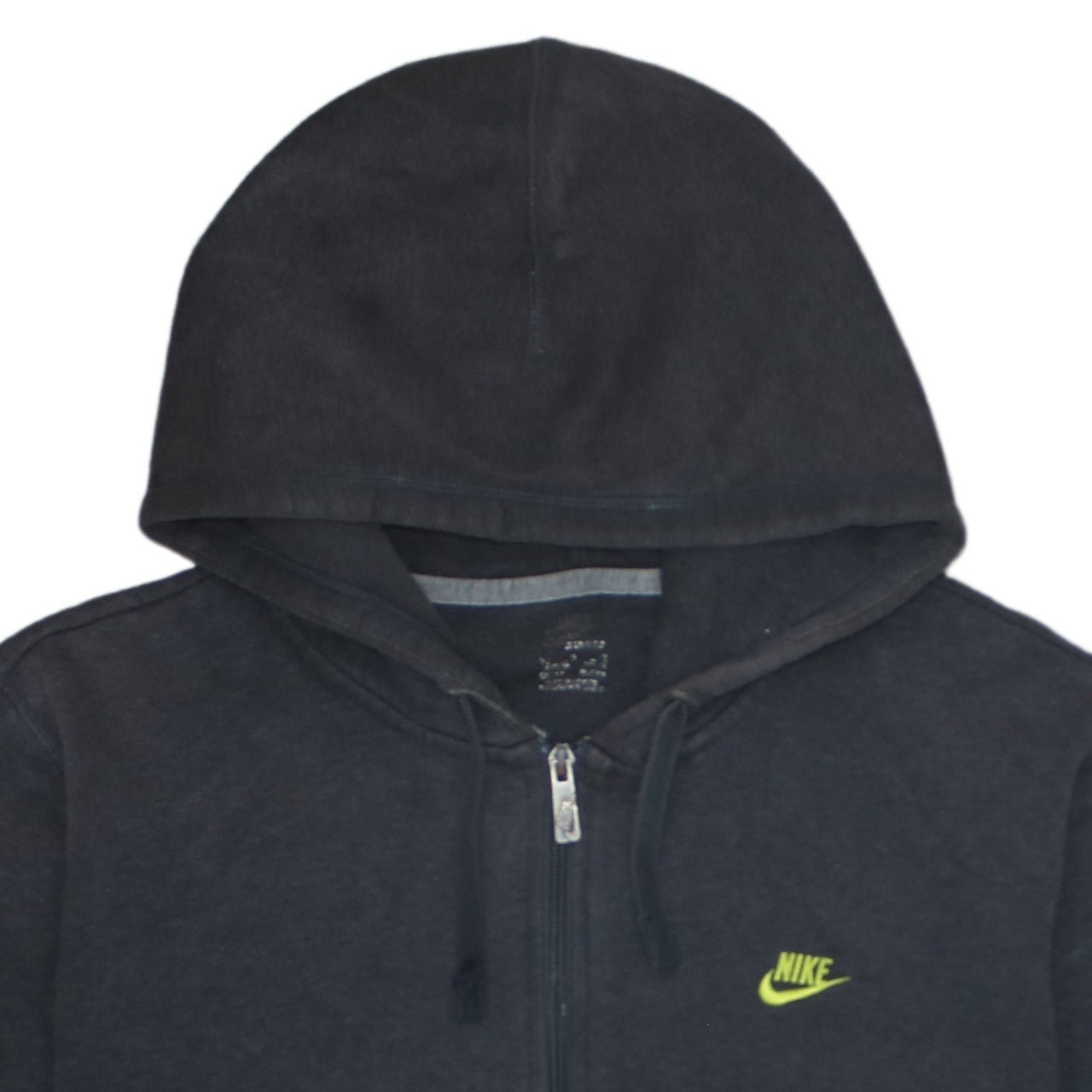 Nike Men's Black Full Zip Hoodie L Sportswear Fleece Sweatshirt