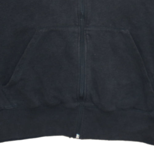 Nike Men's Black Full Zip Hoodie L Sportswear Fleece Sweatshirt