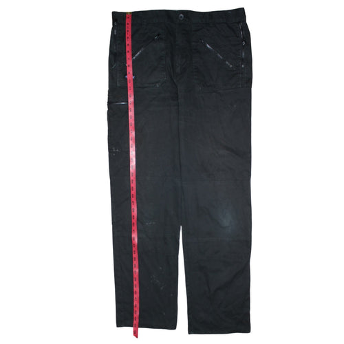 Dickies Men’s Black Redhawk Cargo Work Trousers 39T Regular Fit