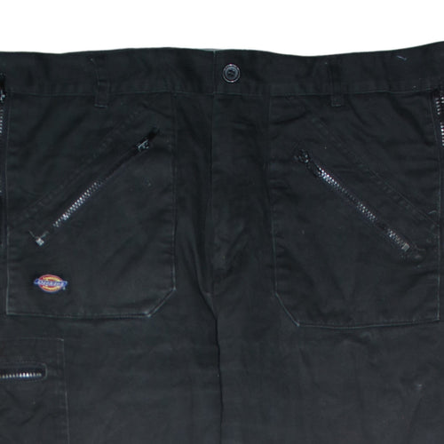 Dickies Men’s Black Redhawk Cargo Work Trousers 39T Regular Fit