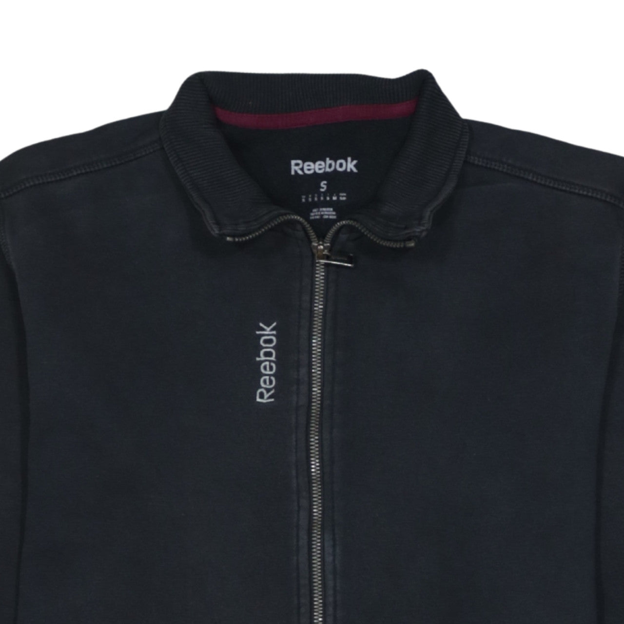 Reebok Men's Black Full Zip Sweatshirt Size S