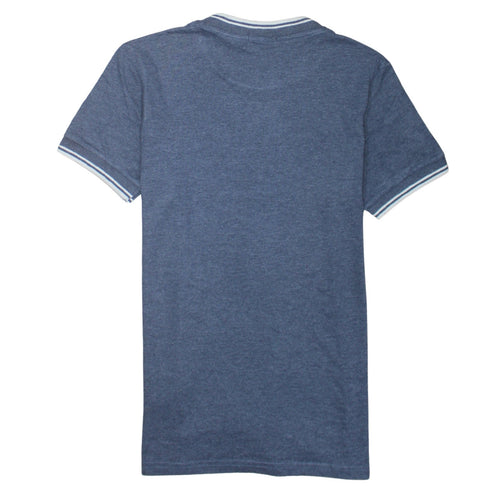 Fred Perry Men's Blue Crew Neck Short Sleeve T-Shirt Size S Classic