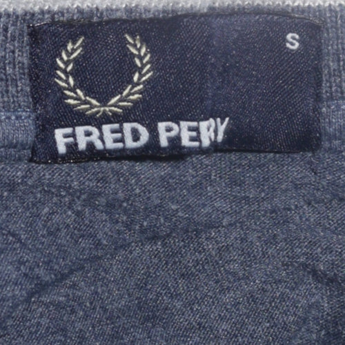 Fred Perry Men's Blue Crew Neck Short Sleeve T-Shirt Size S Classic