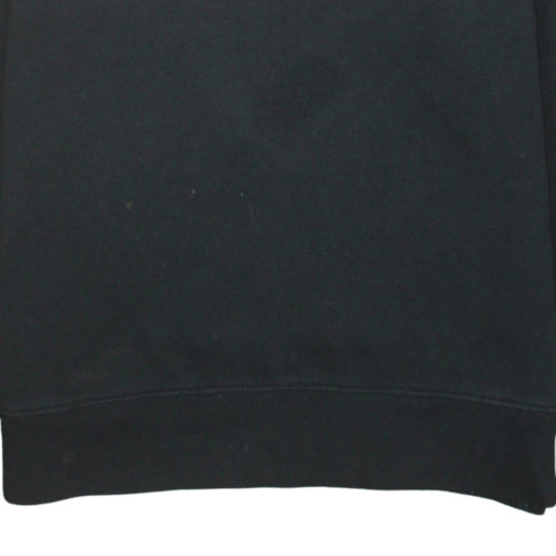 Fila Men's Black Pullover Hoodie M Logo Sports Fleece Sweatshirt
