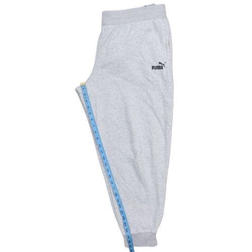 Puma Men’s Grey 2XL Jogger Sweatpants Comfort Tapered Fit