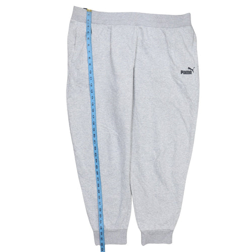 Puma Men’s Grey 2XL Jogger Sweatpants Comfort Tapered Fit