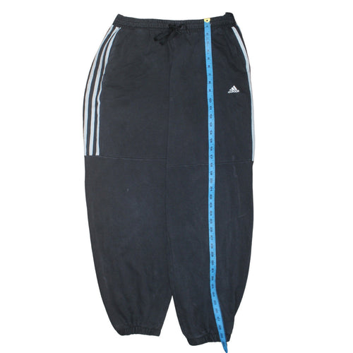 Adidas Womens Black XL Jogger Track Pants Elastic Waist Gym Trousers