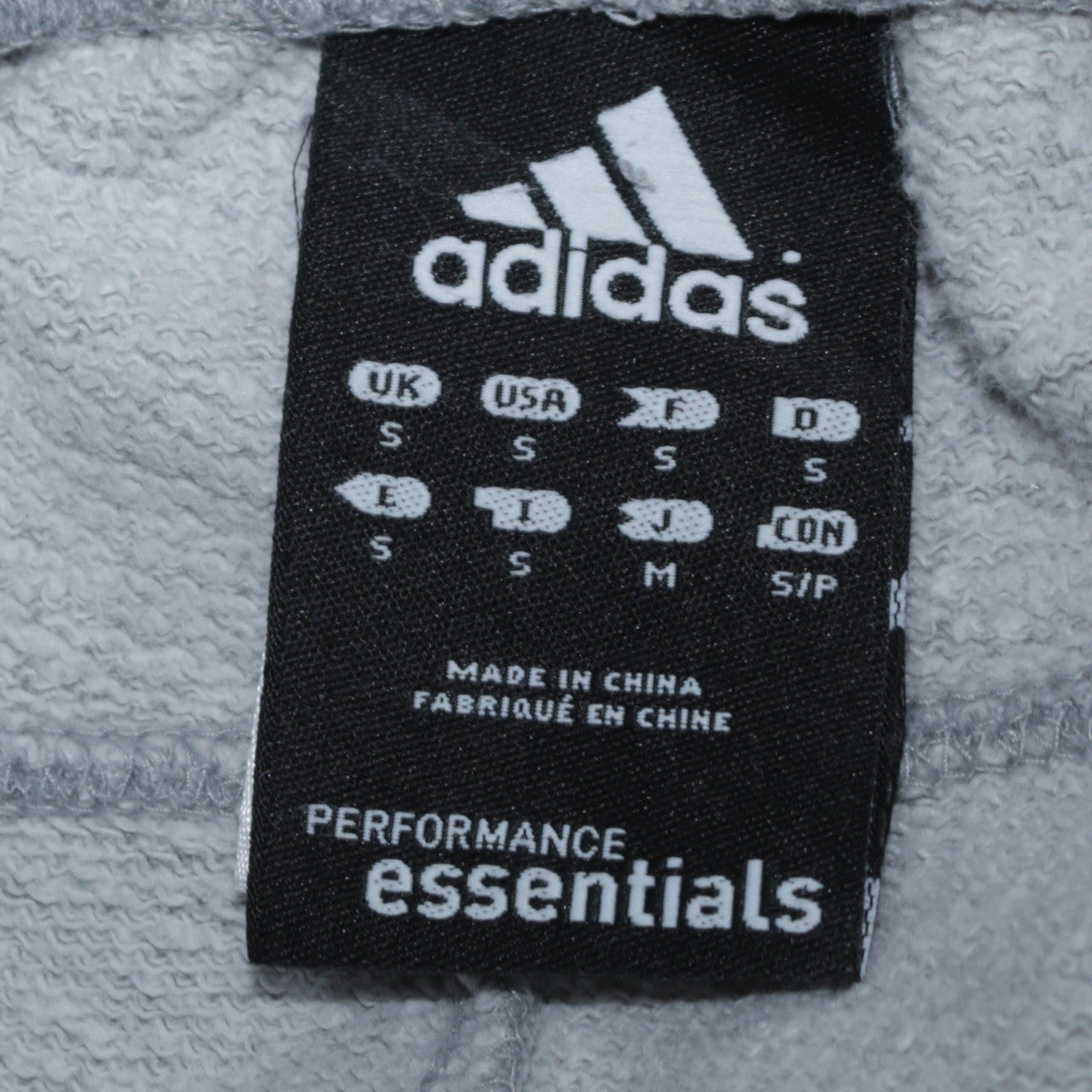 Adidas Women Grey Track Pants S Regular Fit Elastic Waist Pockets