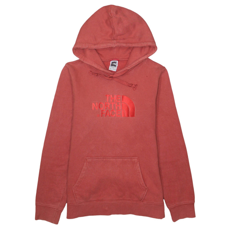 The North Face Womens Red Medium Pullover Hoodie 100% Cotton Casual