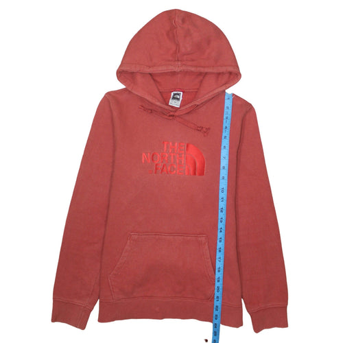 The North Face Womens Red Medium Pullover Hoodie 100% Cotton Casual