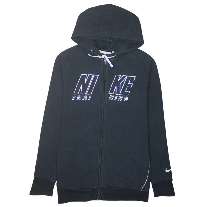 Nike Womens Black Dri-Fit Full Zip Hoodie XL Training Sweatshirt