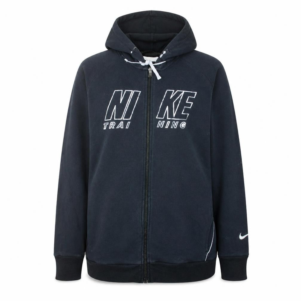 Nike Womens Black Dri-Fit Full Zip Hoodie XL Training Sweatshirt