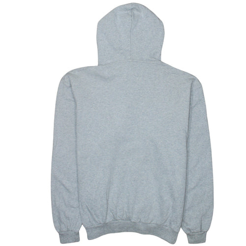 adidas Mens Grey XL Pullover Hoodie Trefoil Logo Fleece Sweatshirt