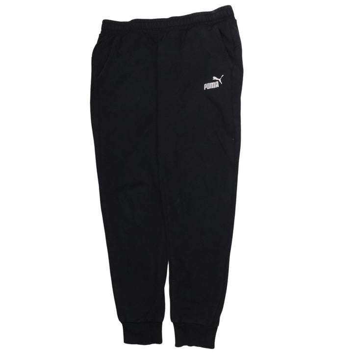 Puma Men's Black XL Jogger Fleece Sweatpants Activewear Trousers