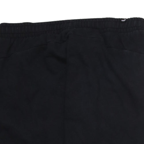 Puma Men's Black XL Jogger Fleece Sweatpants Activewear Trousers