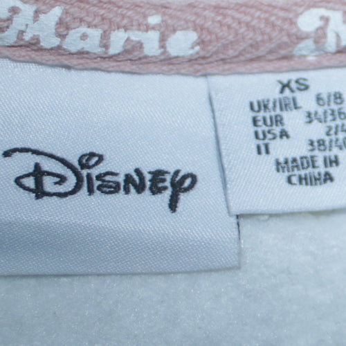 Disney Womens XS Marie Aristocats Striped Pullover Sweatshirt