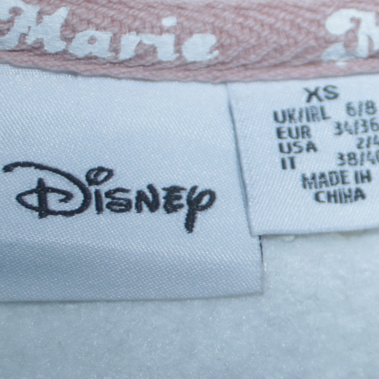 Disney Womens XS Marie Aristocats Striped Pullover Sweatshirt