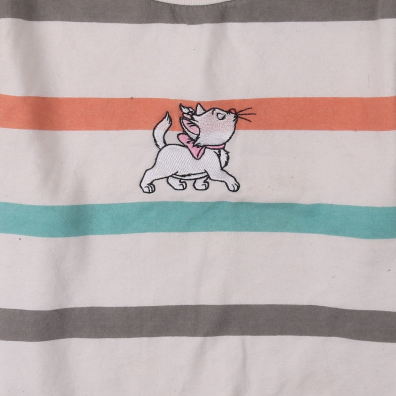 Disney Womens XS Marie Aristocats Striped Pullover Sweatshirt
