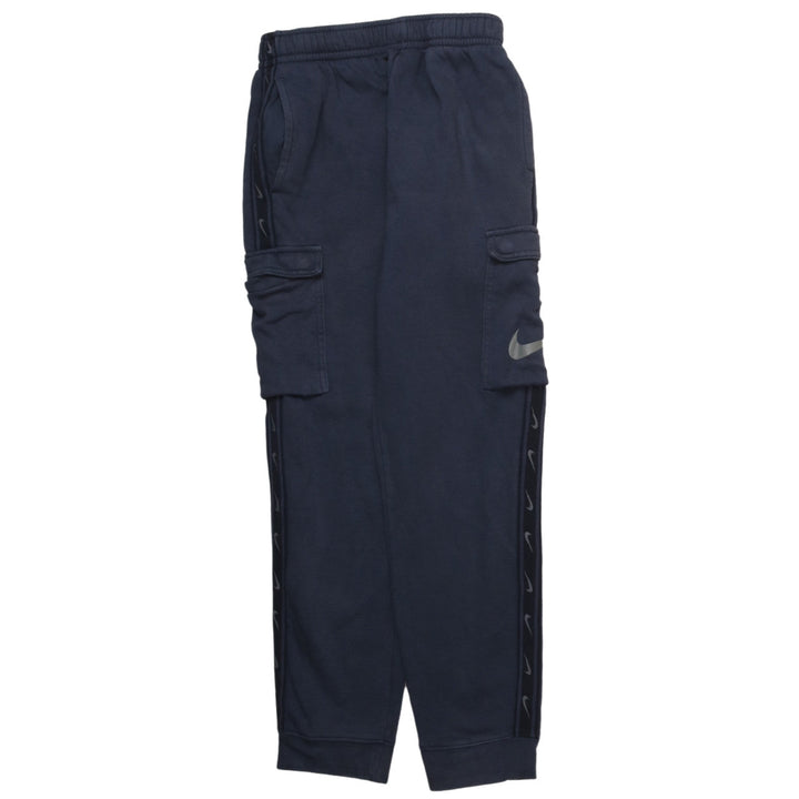 Nike Boys Blue Fleece Jogger Activewear Trousers L 13 Years