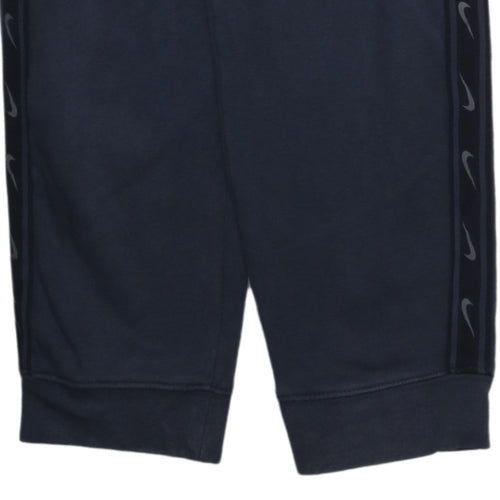 Nike Boys Blue Fleece Jogger Activewear Trousers L 13 Years