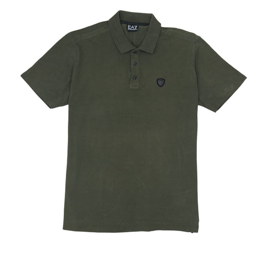 Emporio Armani EA7 Men's Green 2XL Polo Shirt Short Sleeve