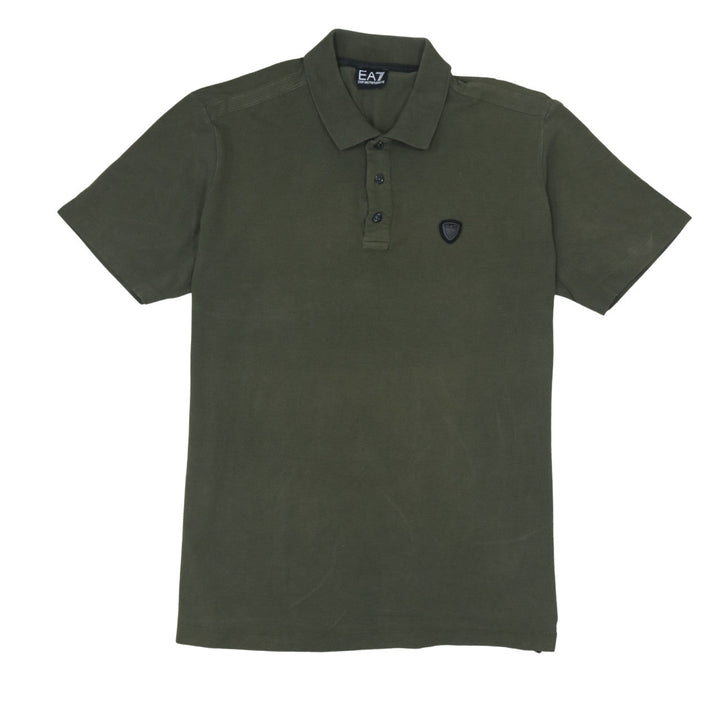 Emporio Armani EA7 Men's Green 2XL Polo Shirt Short Sleeve