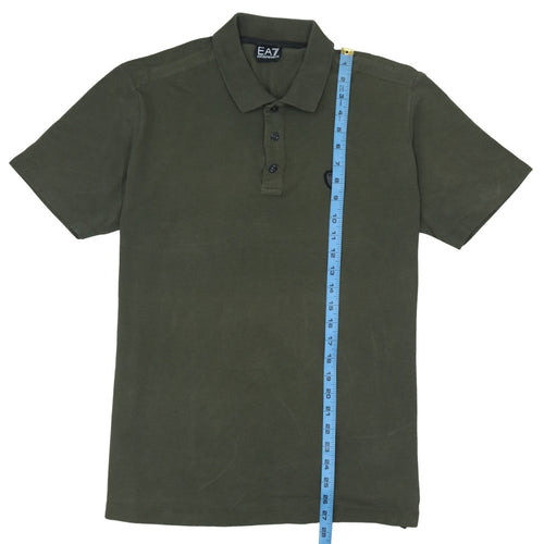 Emporio Armani EA7 Men's Green 2XL Polo Shirt Short Sleeve