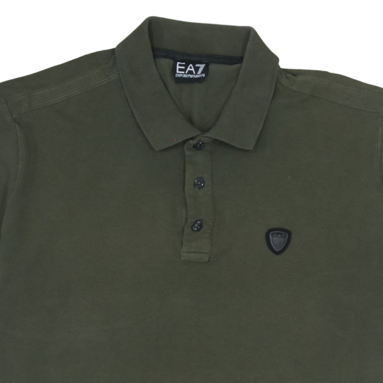 Emporio Armani EA7 Men's Green 2XL Polo Shirt Short Sleeve