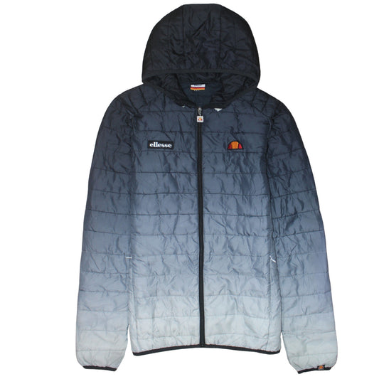 Ellesse Men's Blue Lightweight Hooded Puffer Jacket UK S