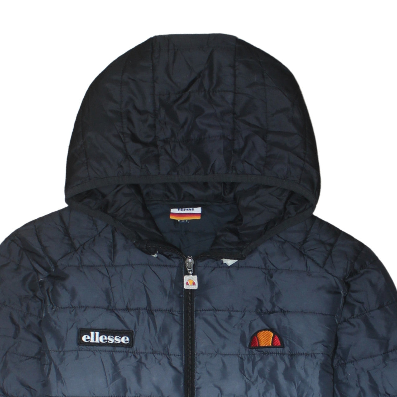 Ellesse Men's Blue Lightweight Hooded Puffer Jacket UK S