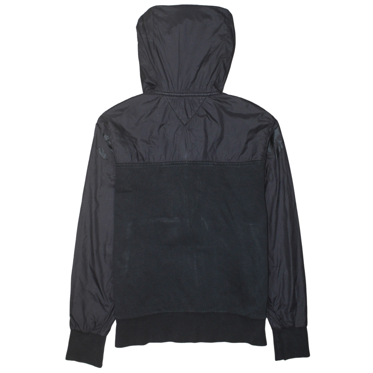 Tommy Hilfiger Men's Black Full Zip Hoodie S Cotton Jersey