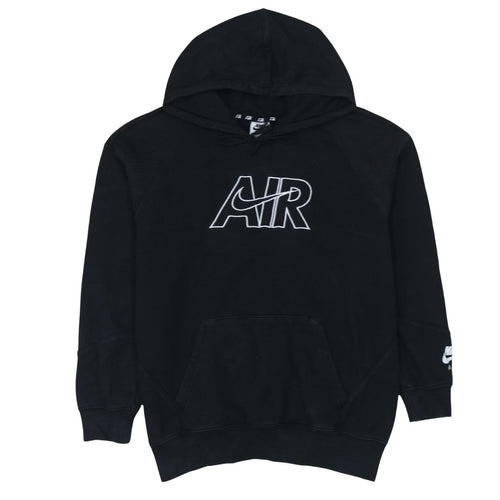 Nike Men's Black AIR Pullover Hoodie XS Embroidered Fleece