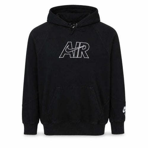 Nike Men's Black AIR Pullover Hoodie XS Embroidered Fleece