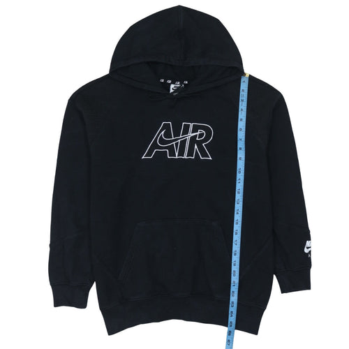 Nike Men's Black AIR Pullover Hoodie XS Embroidered Fleece