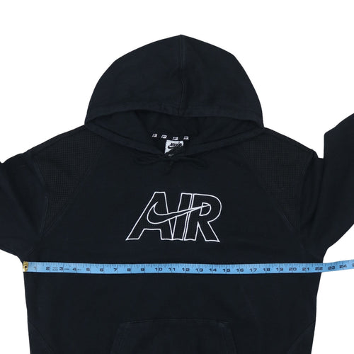 Nike Men's Black AIR Pullover Hoodie XS Embroidered Fleece