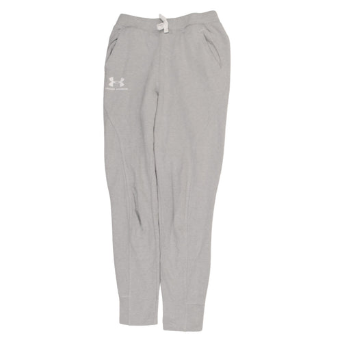 Under Armour Grey Youth Large ColdGear Fleece Jogger Trousers