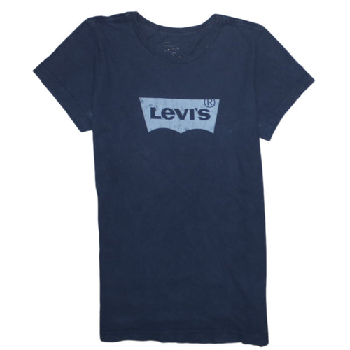 Levi's Blue Logo Graphic Men's Regular Fit T-Shirt Medium