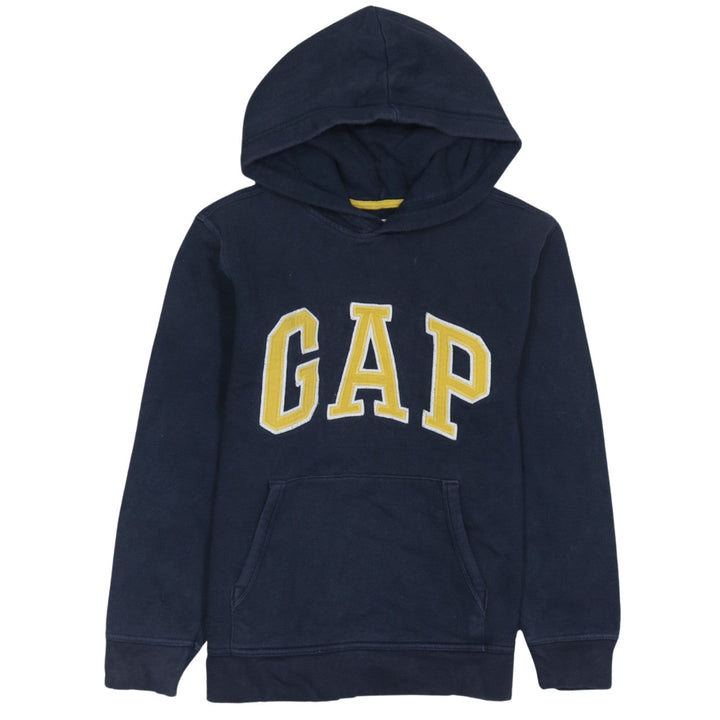GAP Kids Boys Navy Blue XL Pullover Hoodie with Logo 12-13 Years