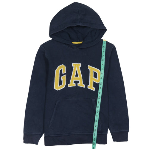 GAP Kids Boys Navy Blue XL Pullover Hoodie with Logo 12-13 Years
