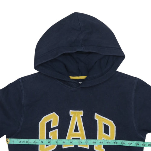 GAP Kids Boys Navy Blue XL Pullover Hoodie with Logo 12-13 Years