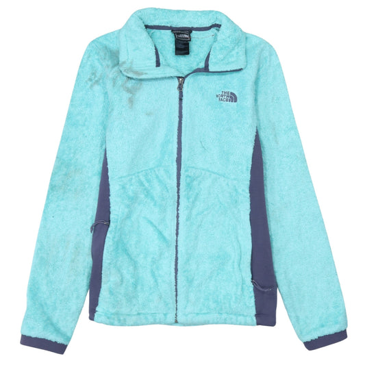 The North Face Women's Blue Fleece Full Zip Jacket Size M